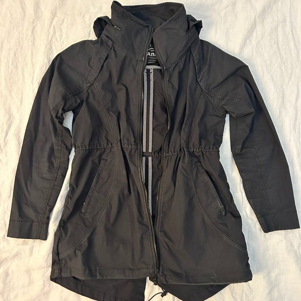 prAna Black Horizon Anorak Long Jacket